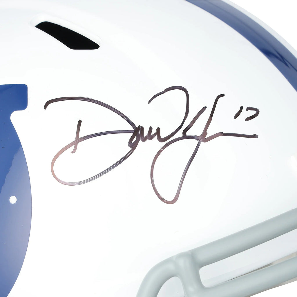 Daniel Jones Signed Riddell Speed Replica Helmet | Indianapolis Colts