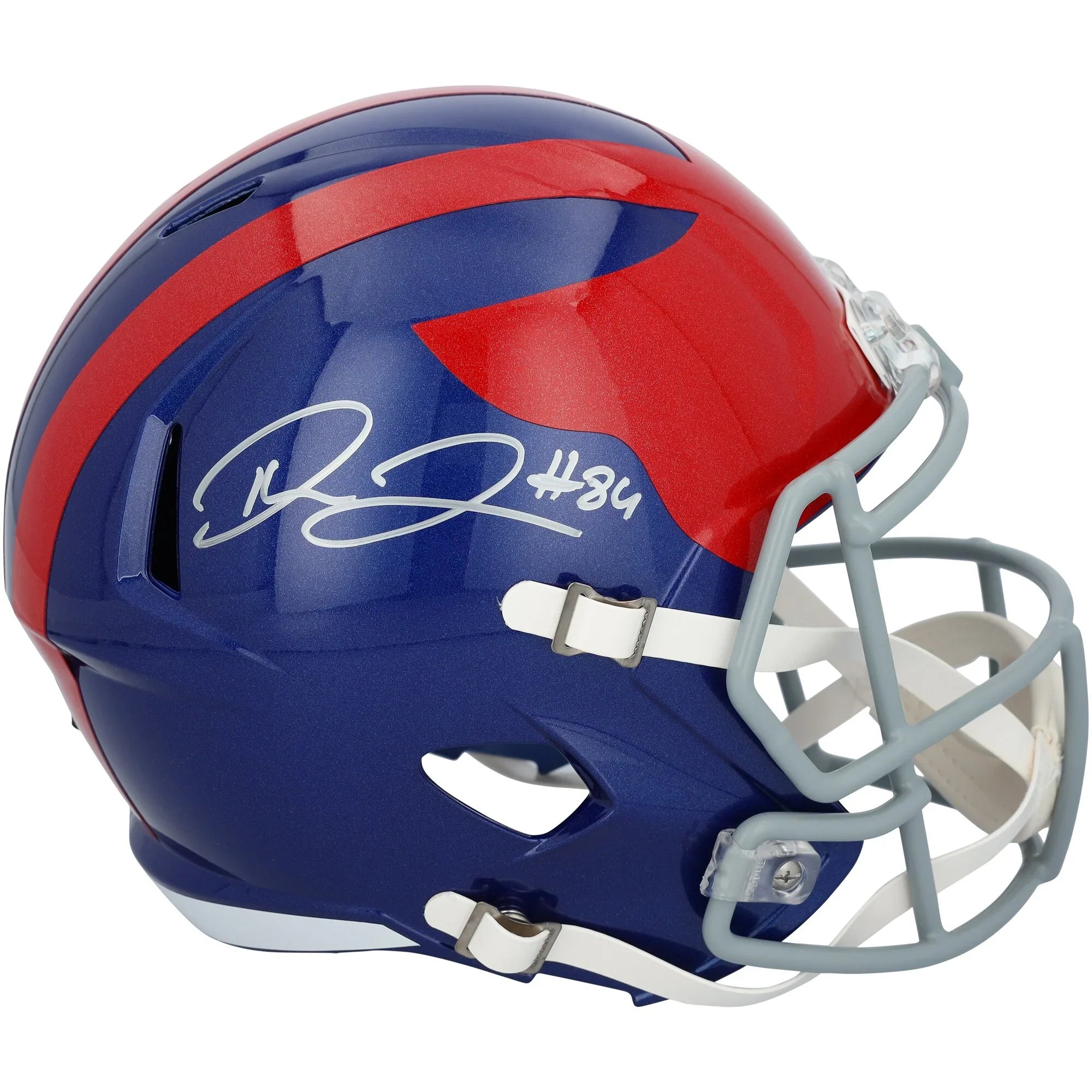 Theo Johnson Signed New York Giants Riddell Speed Helmet | 2024