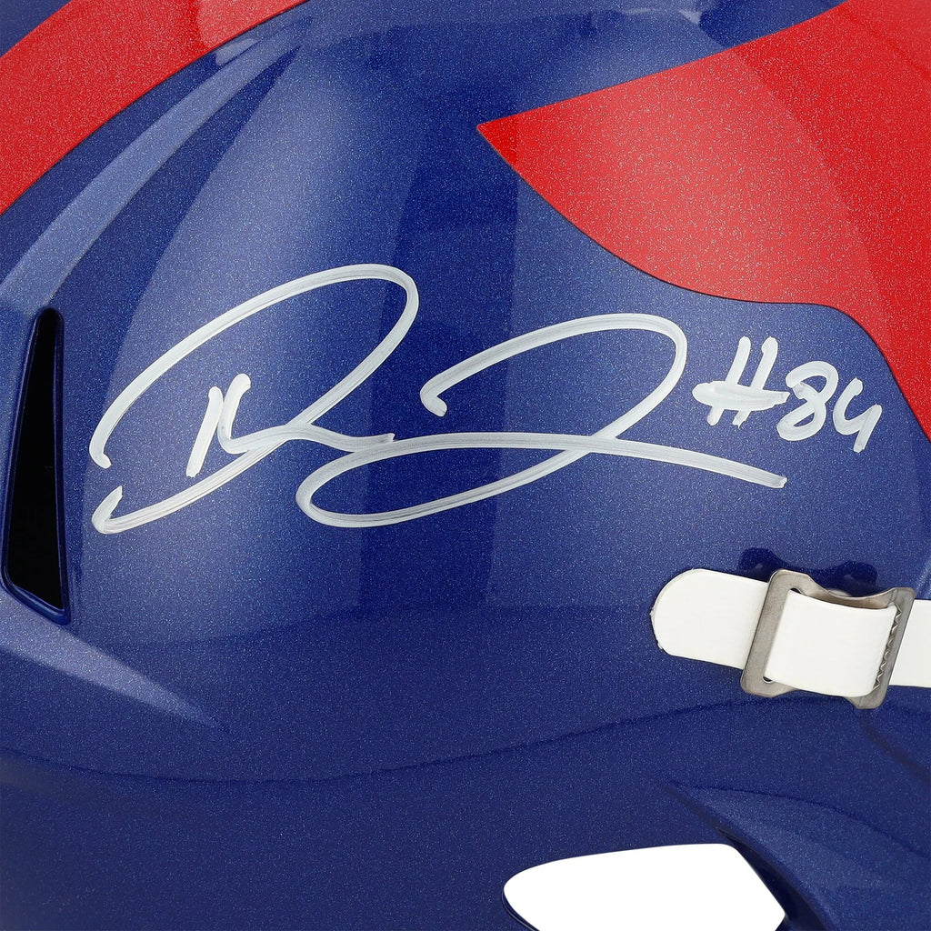 Theo Johnson Signed New York Giants Riddell Speed Helmet | 2024