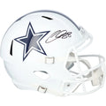 CeeDee Lamb Dallas Cowboys Autographed Fanatics Authentic Riddell 2022 Alternate Speed Replica Helmet - F