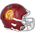 Drake London Signed USC Trojans Riddell Speed Replica Helmet | Authenticated