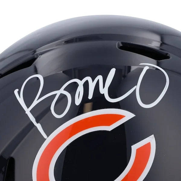 Rome Odunze Signed Chicago Bears Riddell Speed Replica Helmet | 2024 Draft Pick