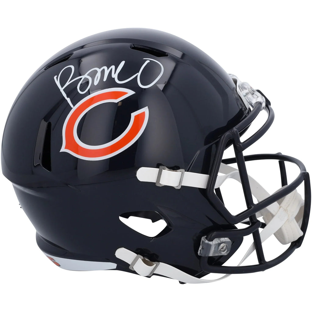 Rome Odunze Signed Chicago Bears Riddell Speed Replica Helmet | 2024 Draft Pick