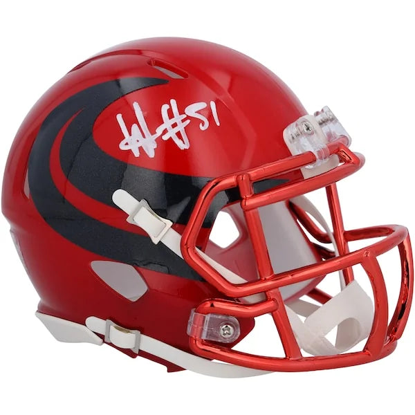 Will Anderson Jr. Signed Texans Speed Mini Helmet | 2024 Alternate