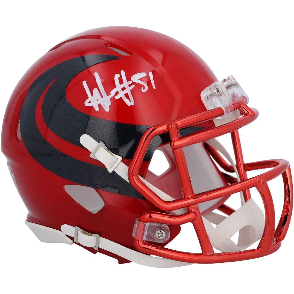 Will Anderson Jr. Signed Texans Speed Mini Helmet | 2024 Alternate