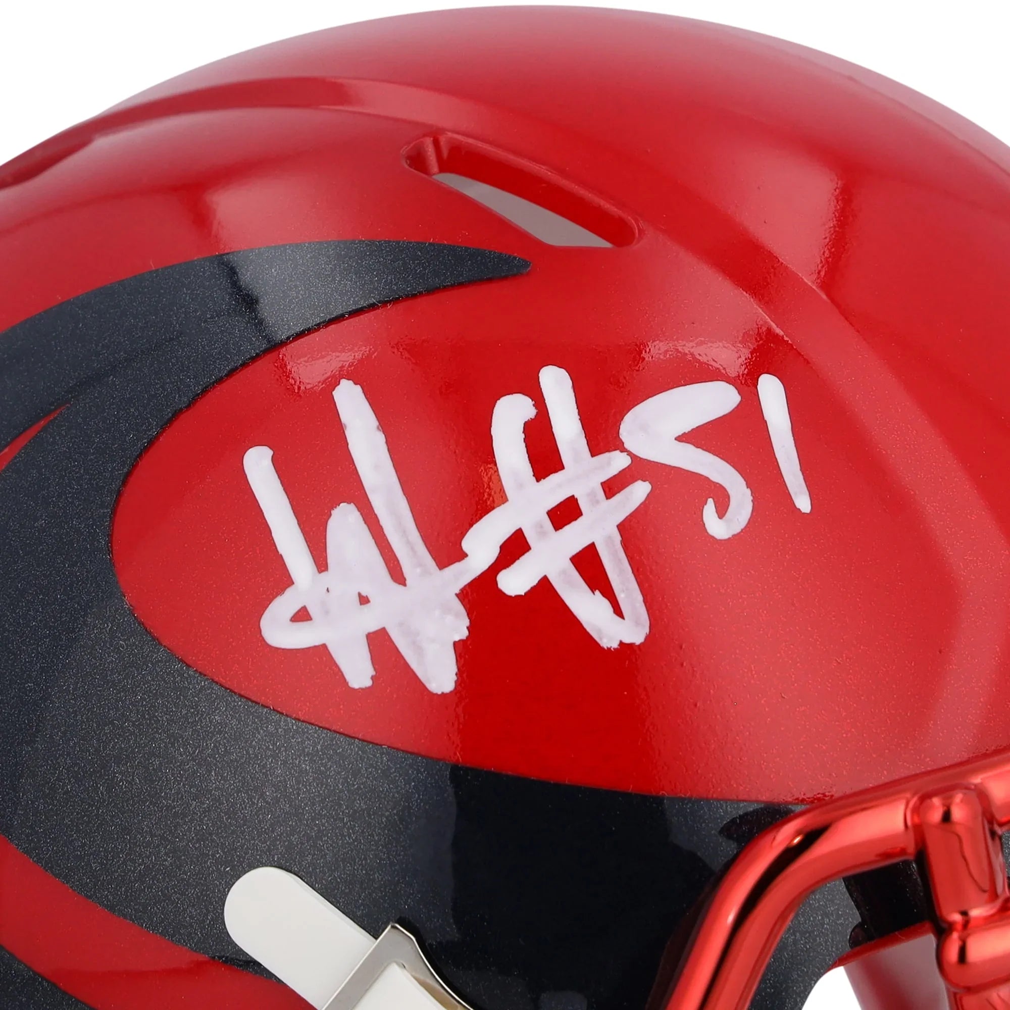 Will Anderson Jr. Signed Texans Speed Mini Helmet | 2024 Alternate