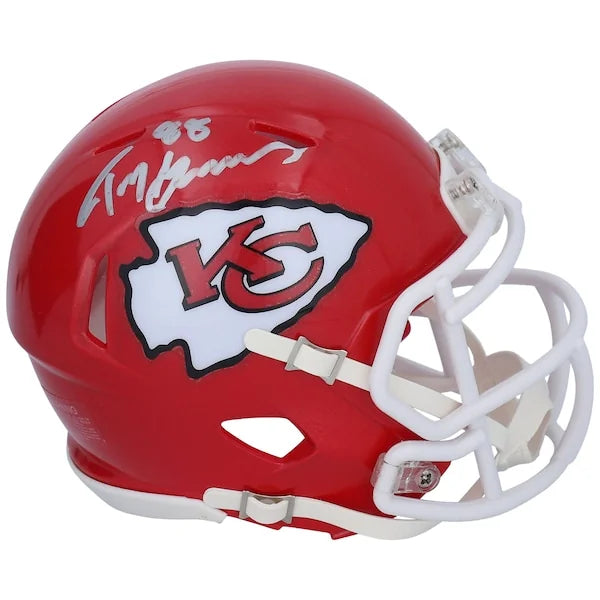Tony Gonzalez Signed Kansas City Chiefs Riddell Mini Helmet | Authenticated - F2