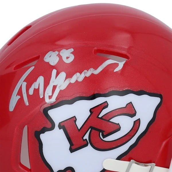 Tony Gonzalez Signed Kansas City Chiefs Riddell Mini Helmet | Authenticated - F3