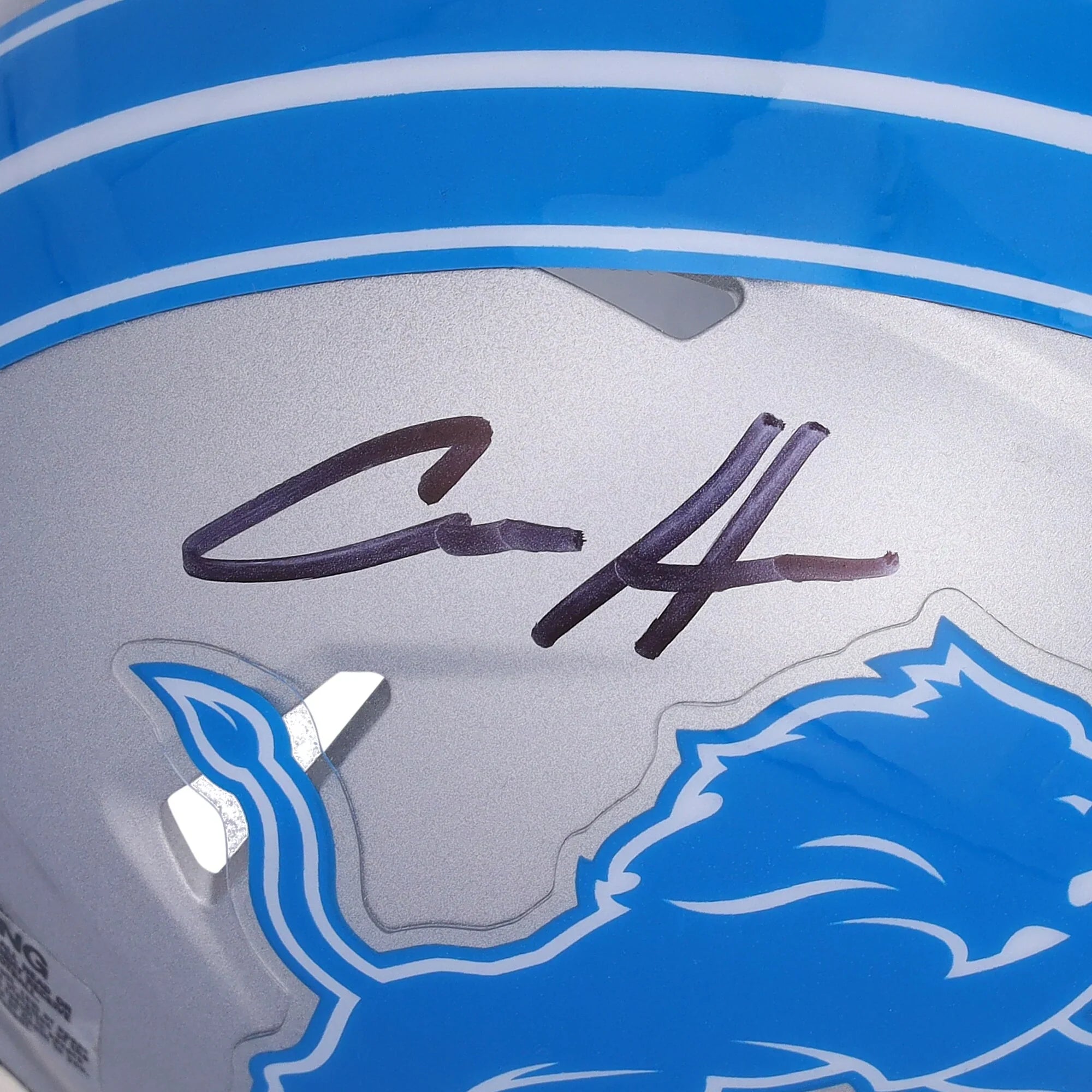 Aidan Hutchinson Signed Detroit Lions 2024 Speed Mini Helmet | Authenticated
