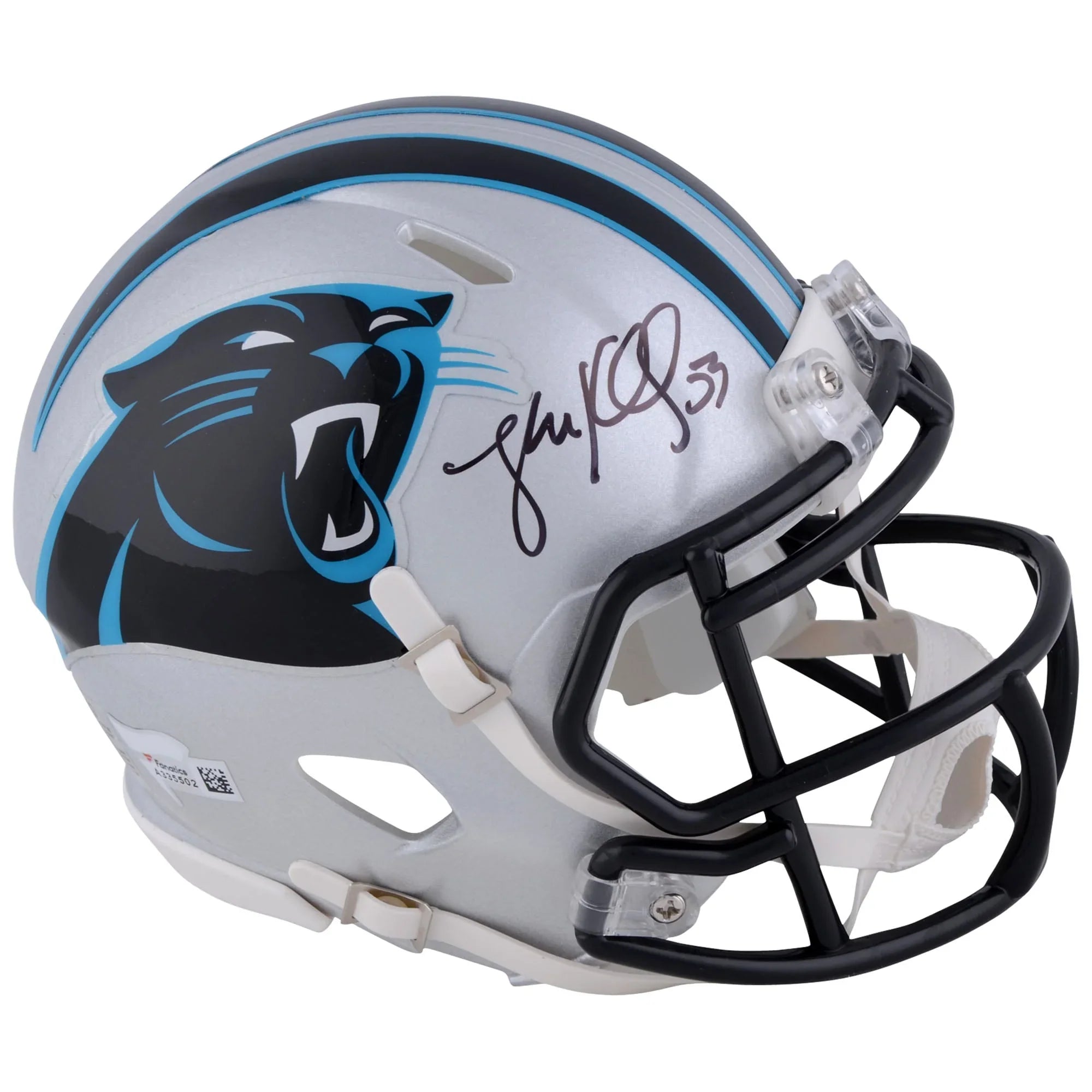 Luke Kuechly Carolina Panthers Fanatics Authentic Autographed Riddell Speed Mini Helmet - F