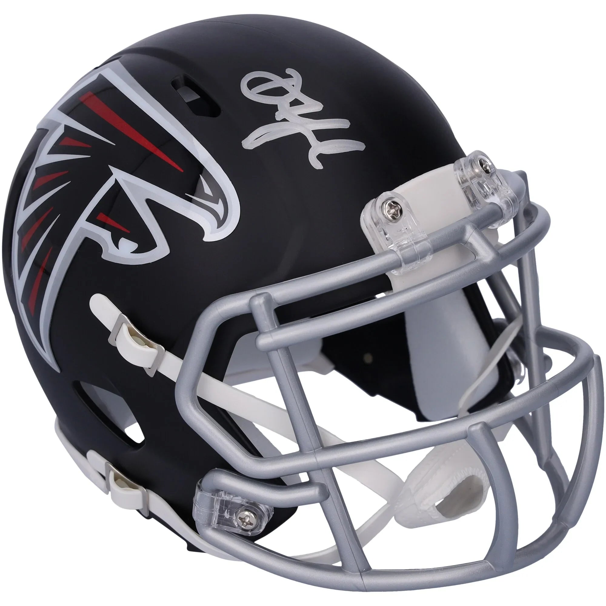 Drake London Signed Riddell Speed Mini Helmet | Atlanta Falcons - F2