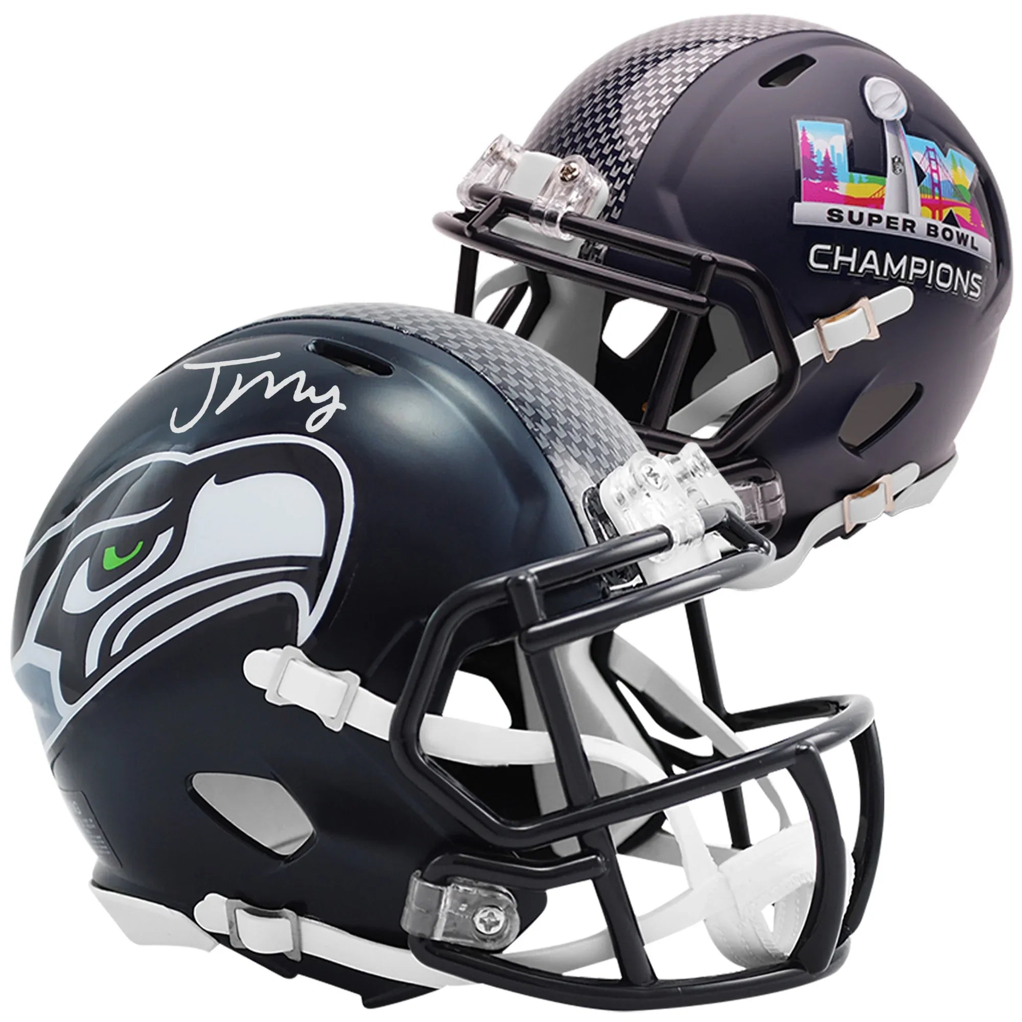 Jason Myers Signed Seahawks Mini Helmet | Super Bowl LX Champions