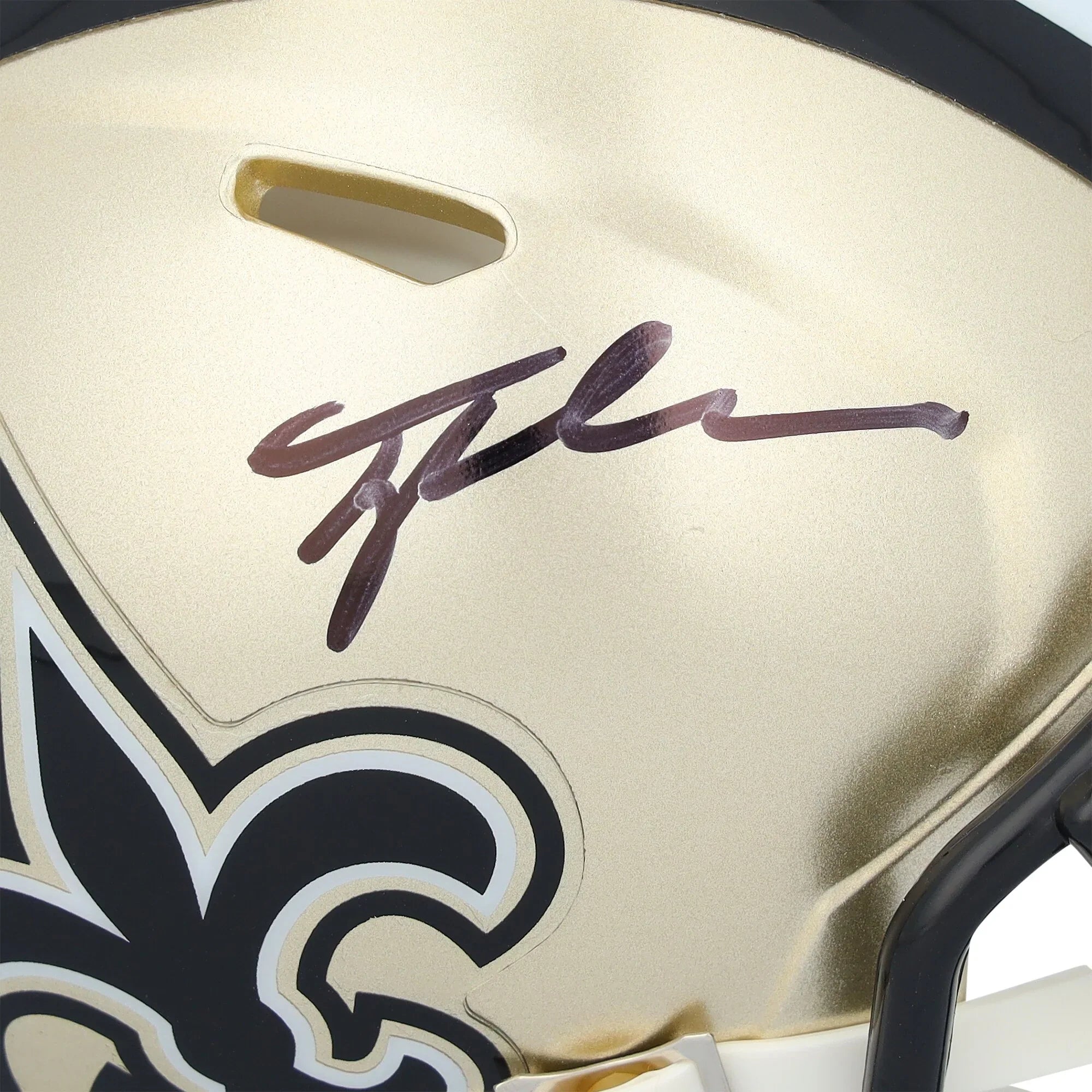 Tyler Shough Signed Riddell Speed Mini Helmet | New Orleans Saints