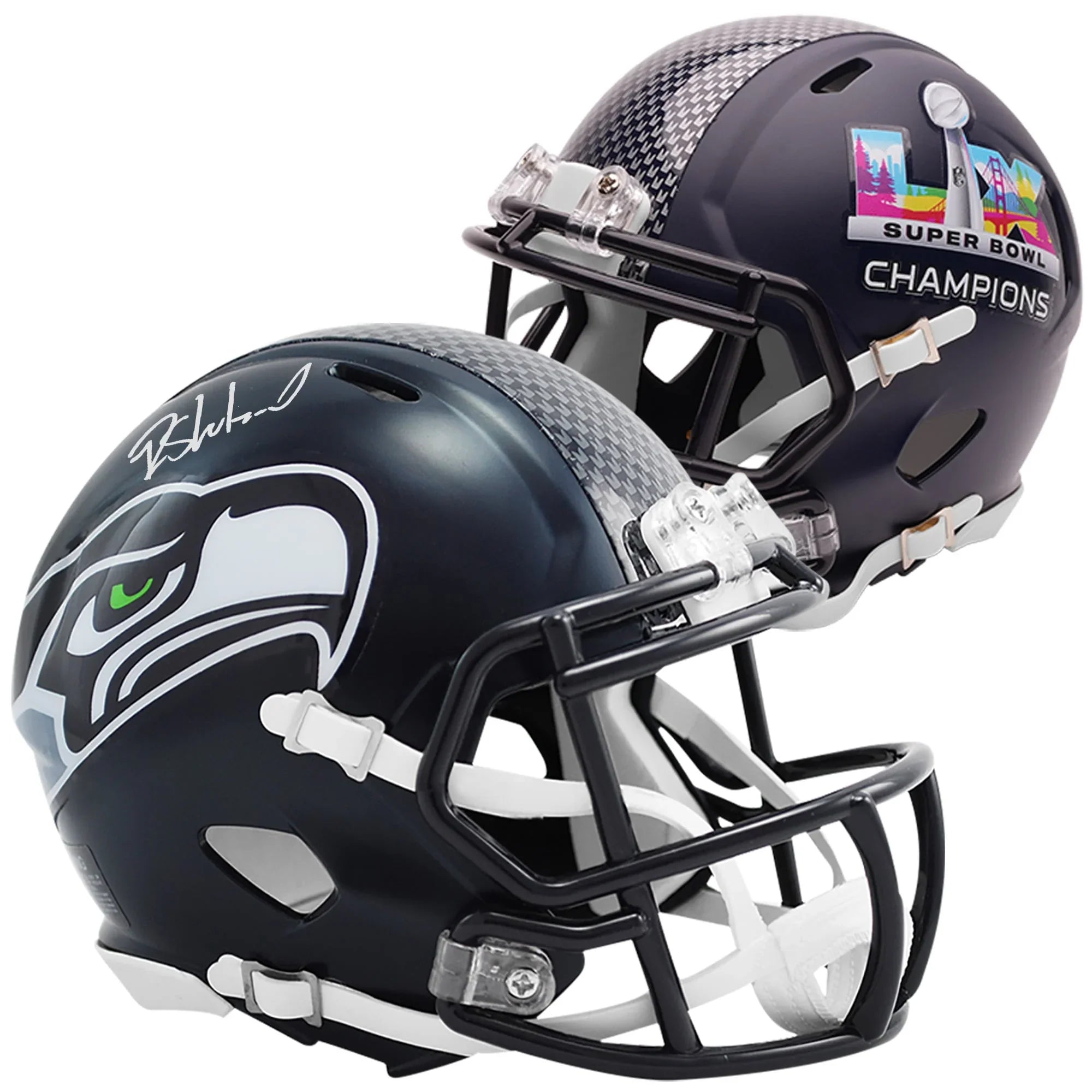 Rashid Shaheed Signed Seahawks Mini Helmet | Super Bowl LX