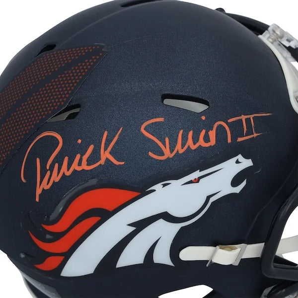 Patrick Surtain II Signed Broncos Mini Helmet 2024 Riddell Speed