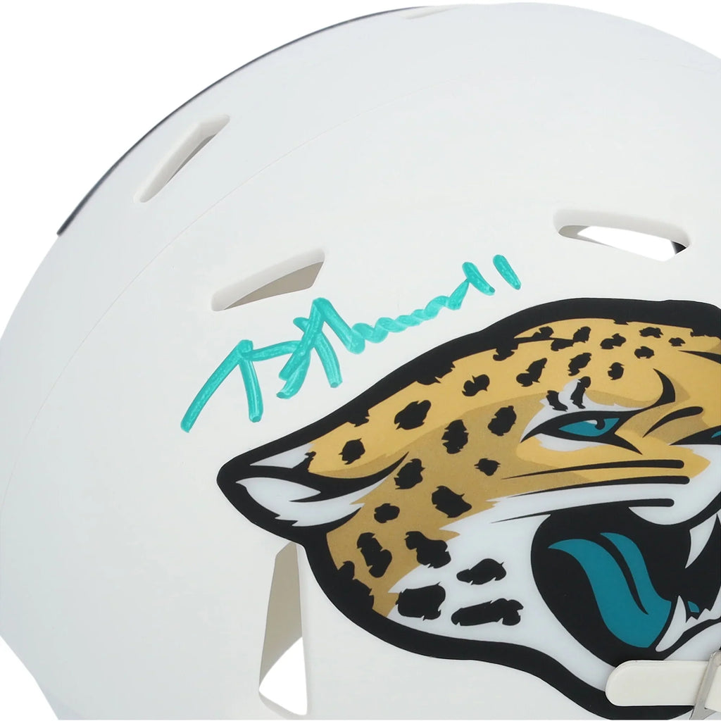 Brian Thomas Jr. Jacksonville Jaguars Autographed Fanatics Authentic Riddell 2024 Alternate Speed Mini Helmet - F
