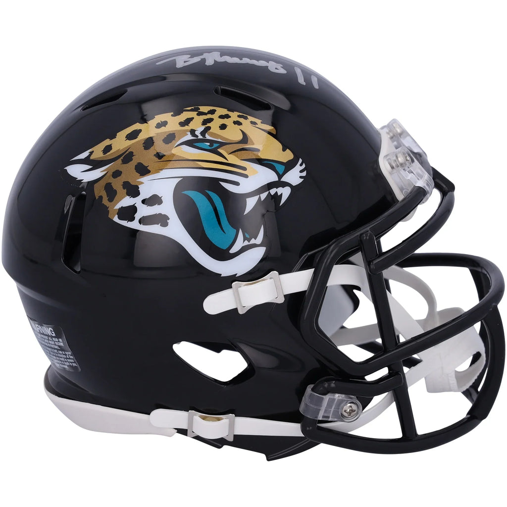 Brian Thomas Jr. Jacksonville Jaguars Autographed Riddell Speed Mini Helmet - FA2