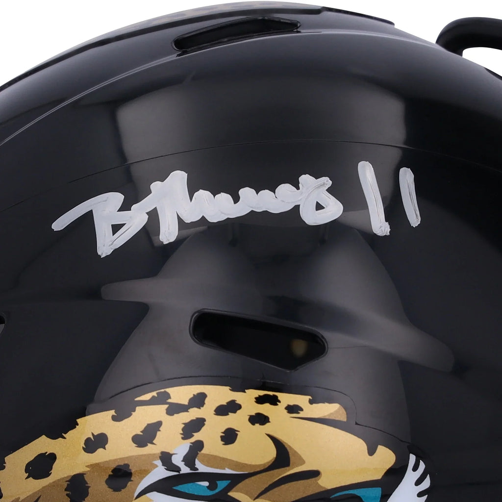Brian Thomas Jr. Jacksonville Jaguars Autographed Riddell Speed Mini Helmet - FA2