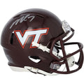 Mike Vick Signed Virginia Tech Hokies Mini Helmet | Authenticated