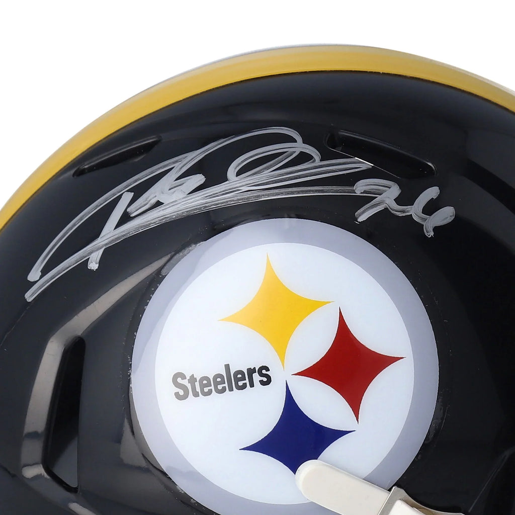 Rod Woodson Signed Pittsburgh Steelers Riddell Speed Mini Helmet Authenticated