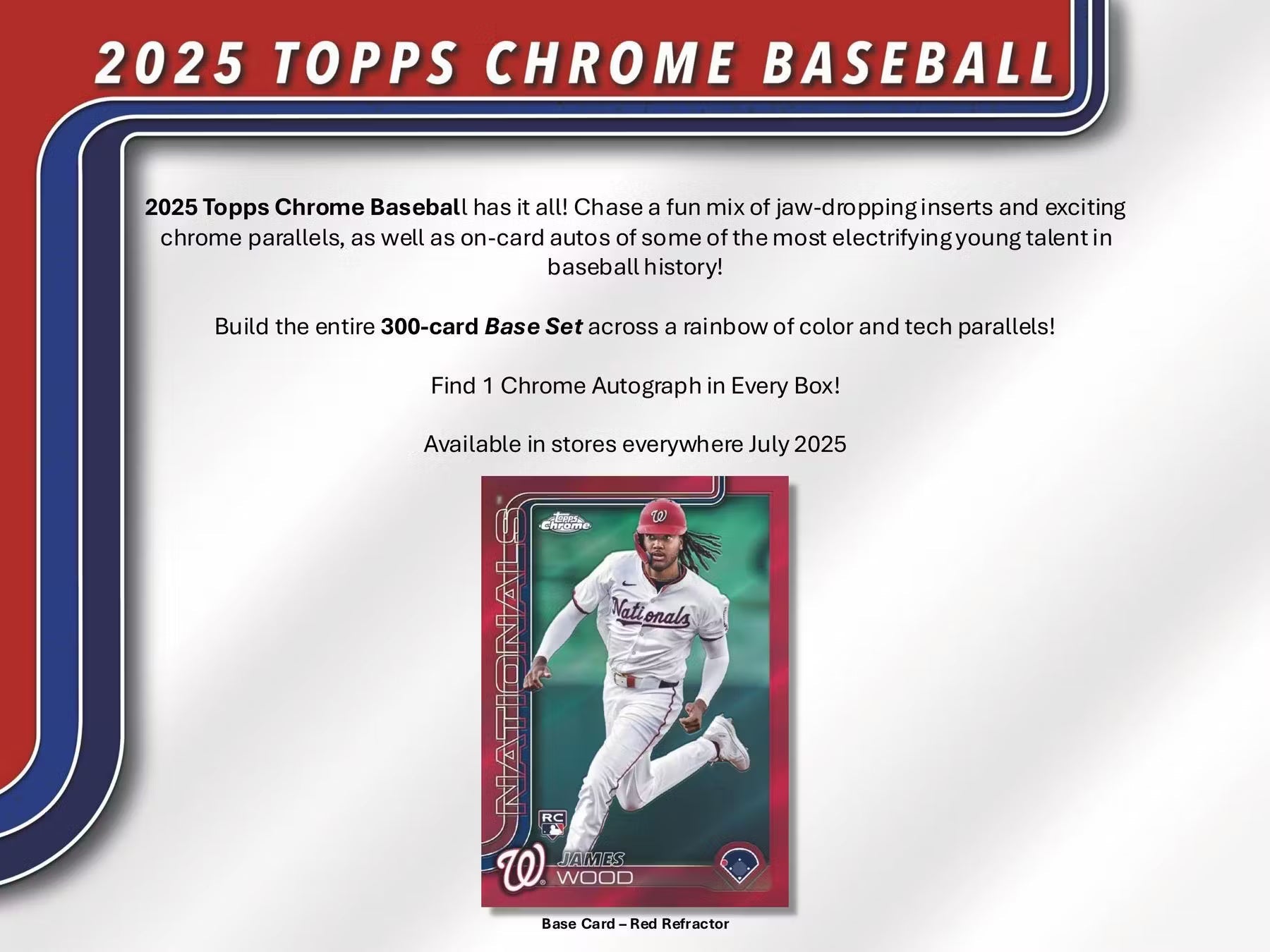 2025 Topps Chrome Baseball Hobby Trading Cards