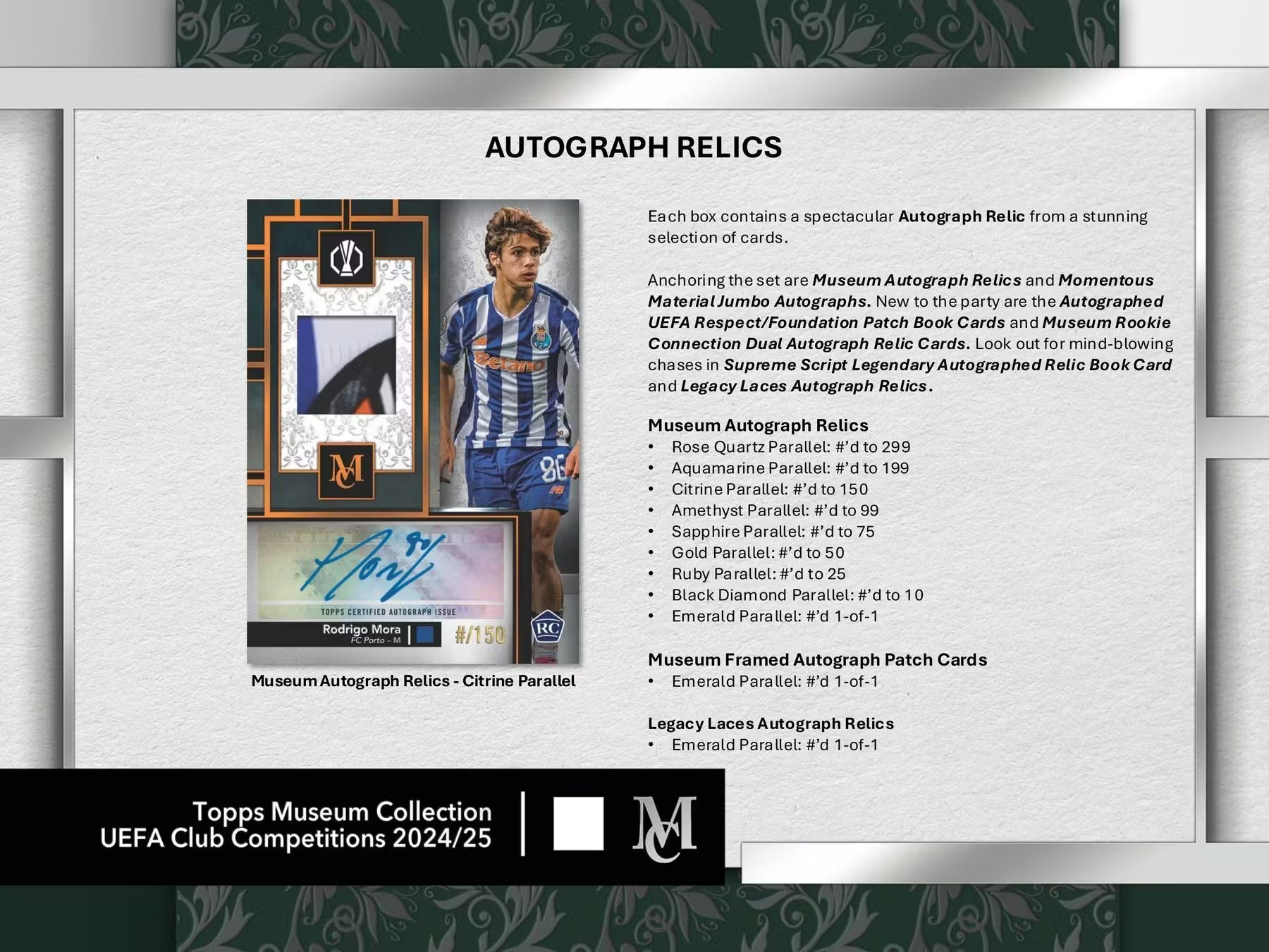 2025 Topps UEFA Club Competitions Museum Collection Soccer Hobby Trading Cards