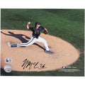 Nolan McLean New York Mets Autographed Fanatics Authentic 8" x 10" MLB Debut Pitching Photograph