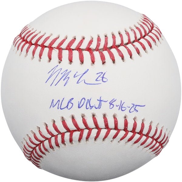 Nolan McLean New York Mets Autographed Fanatics Authentic Baseball with "MLB Debut 8-16-25" Inscription