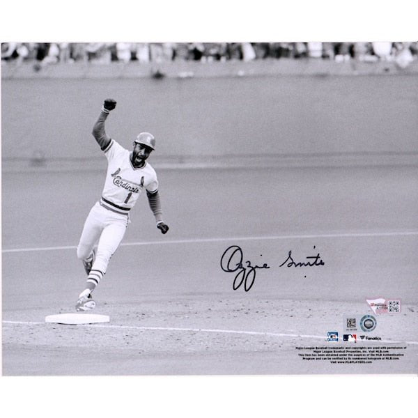 Ozzie Smith St. Louis Cardinals Fanatics Authentic Autographed 8'' x 10'' 1985 NLCS Photograph