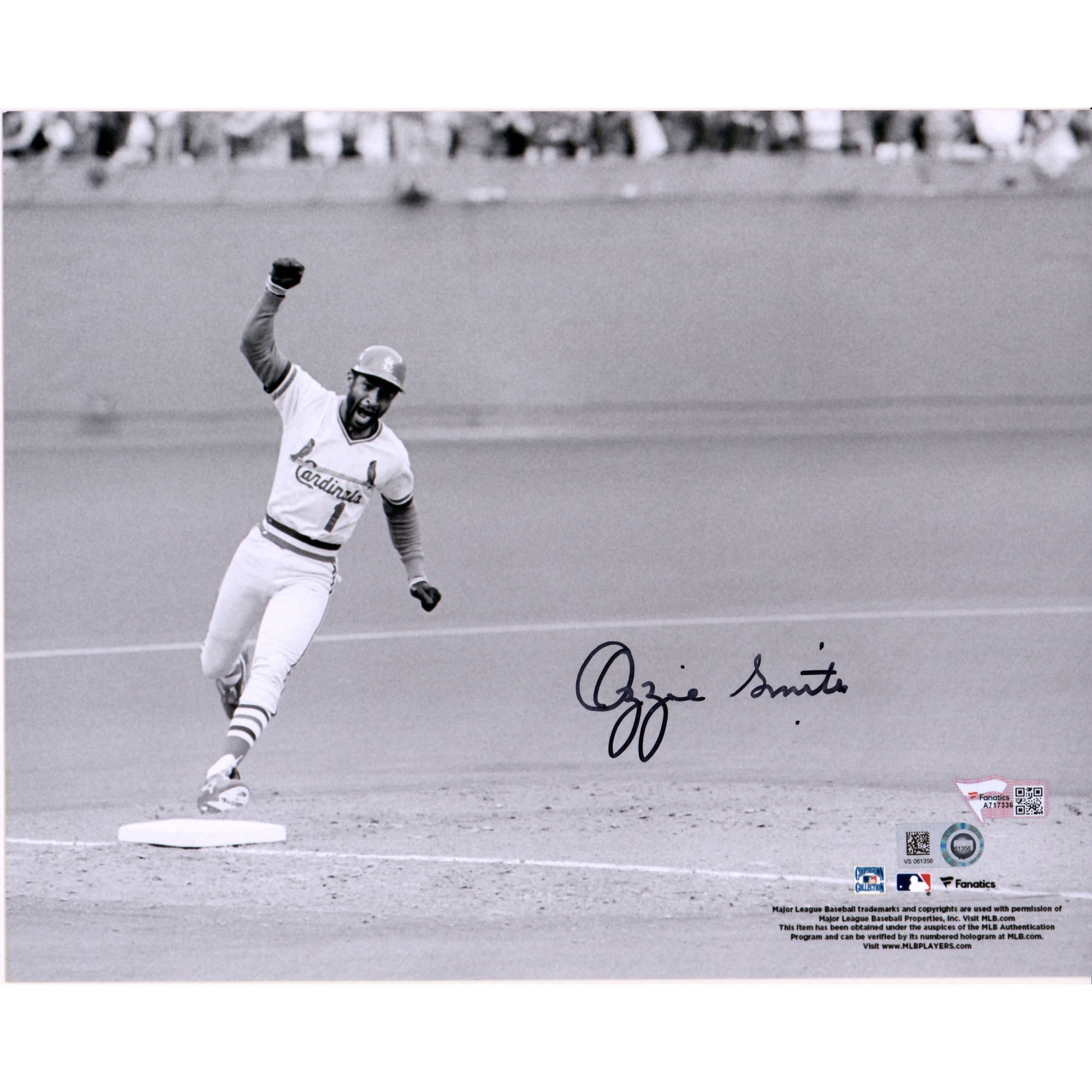 Ozzie Smith St. Louis Cardinals Fanatics Authentic Autographed 8'' x 10'' 1985 NLCS Photograph
