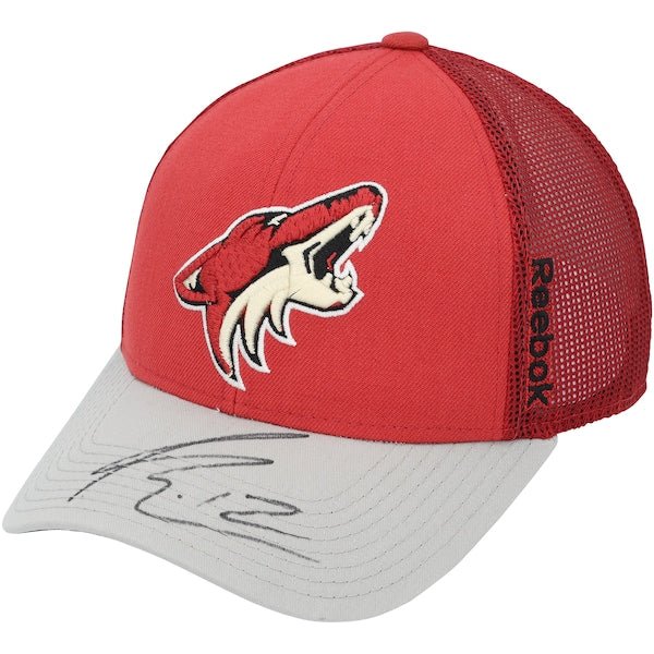 Paul Bissonnette Arizona Coyotes Autographed Fanatics Authentic Garnet Reebok Cap