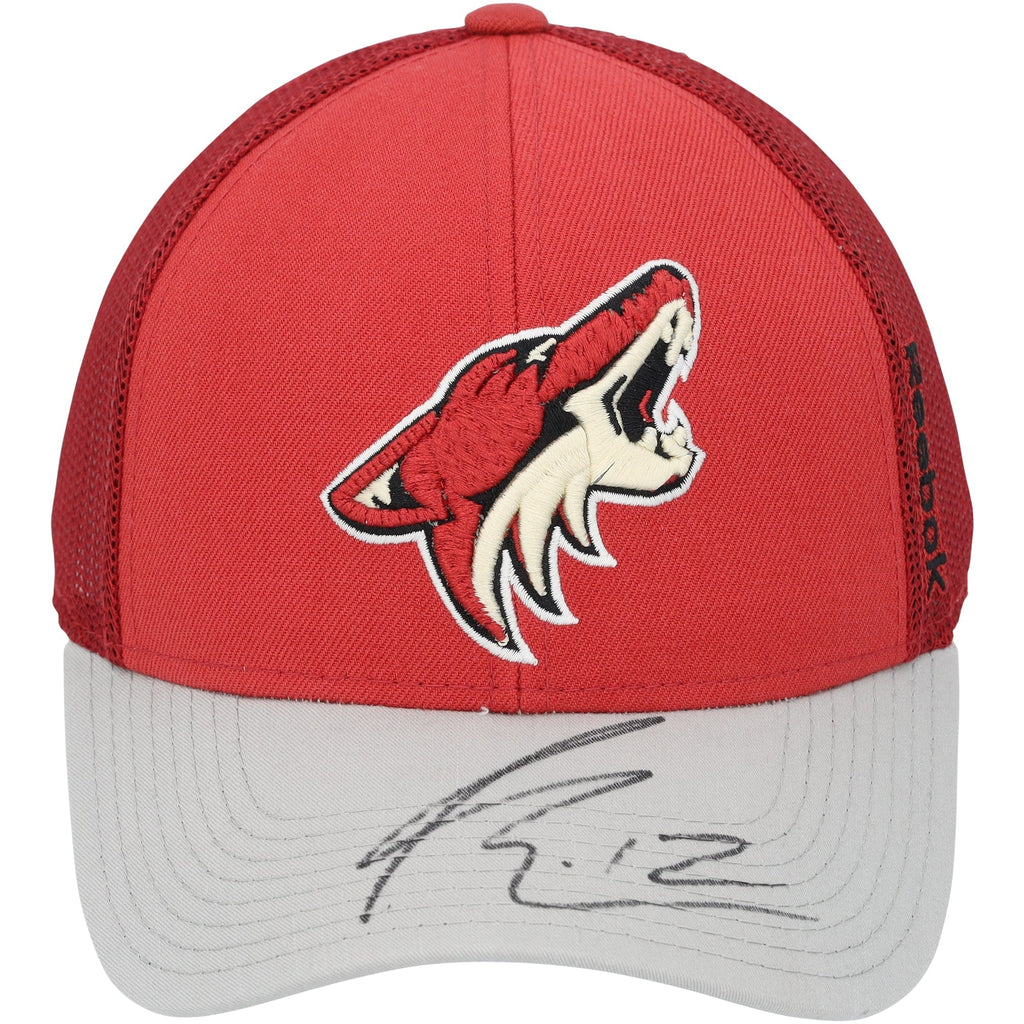 Paul Bissonnette Arizona Coyotes Autographed Fanatics Authentic Garnet Reebok Cap
