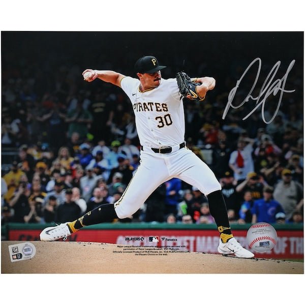 Paul Skenes Pittsburgh Pirates Autographed Fanatics Authentic 8" x 10" MLB Debut Pitching Photograph