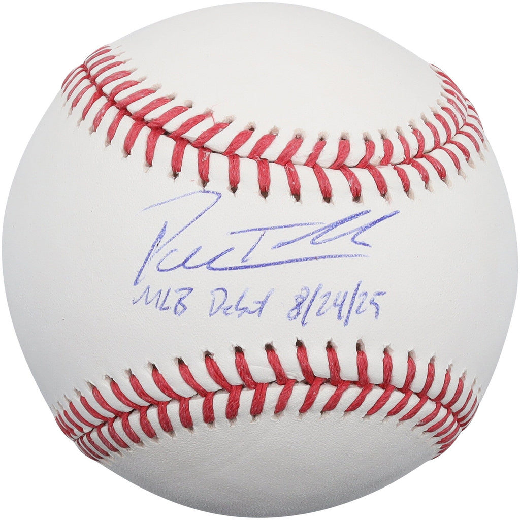 Payton Tolle Boston Red Sox Autographed Fanatics Authentic Baseball with "MLB Debut 8/29/25" Inscription