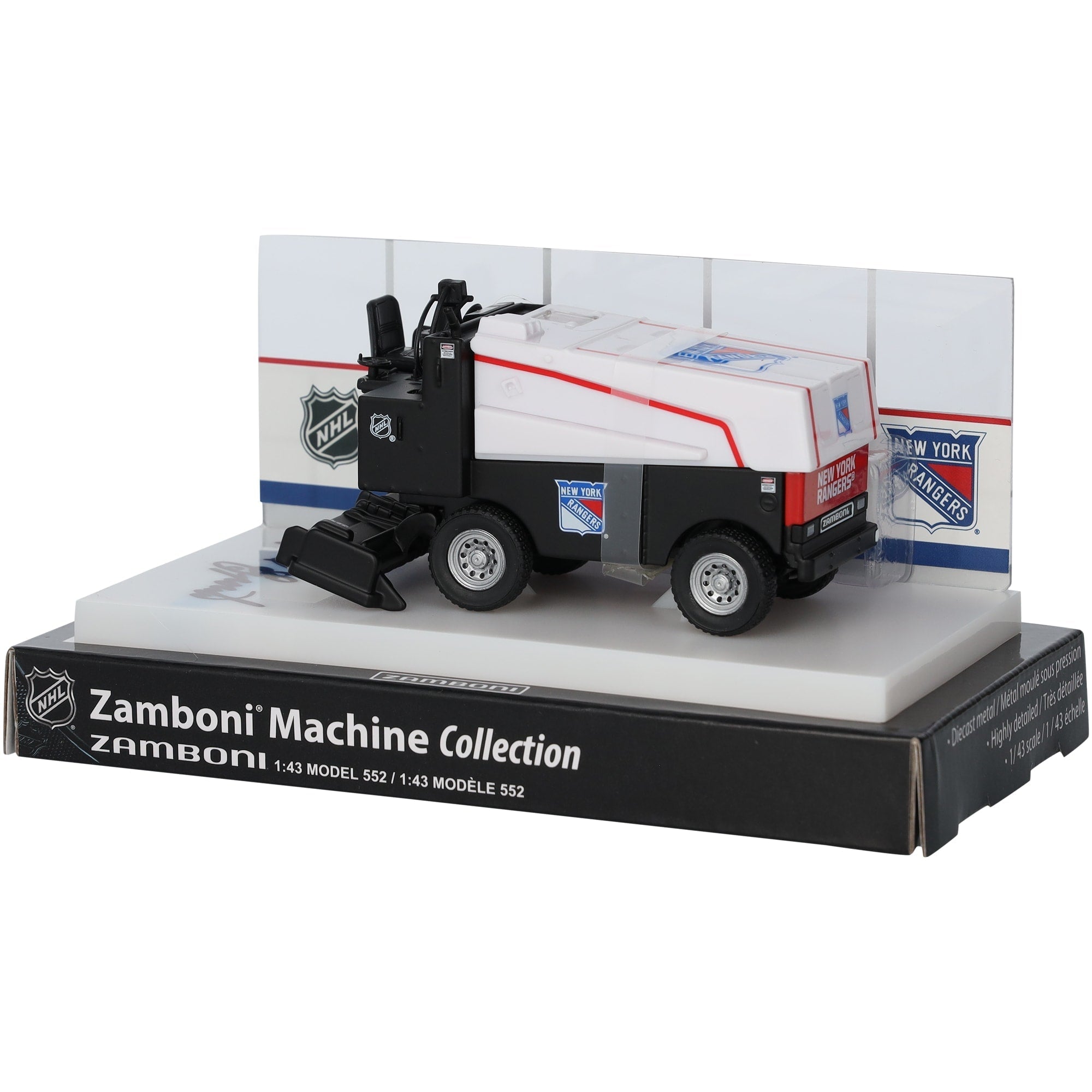 Phil Esposito New York Rangers Autographed Fanatics Authentic 1:43 Scale Die-Cast Zamboni