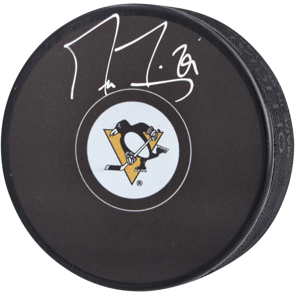 Marc-Andre Fleury Signed Pittsburgh Penguins Hockey Puck | Authenticated