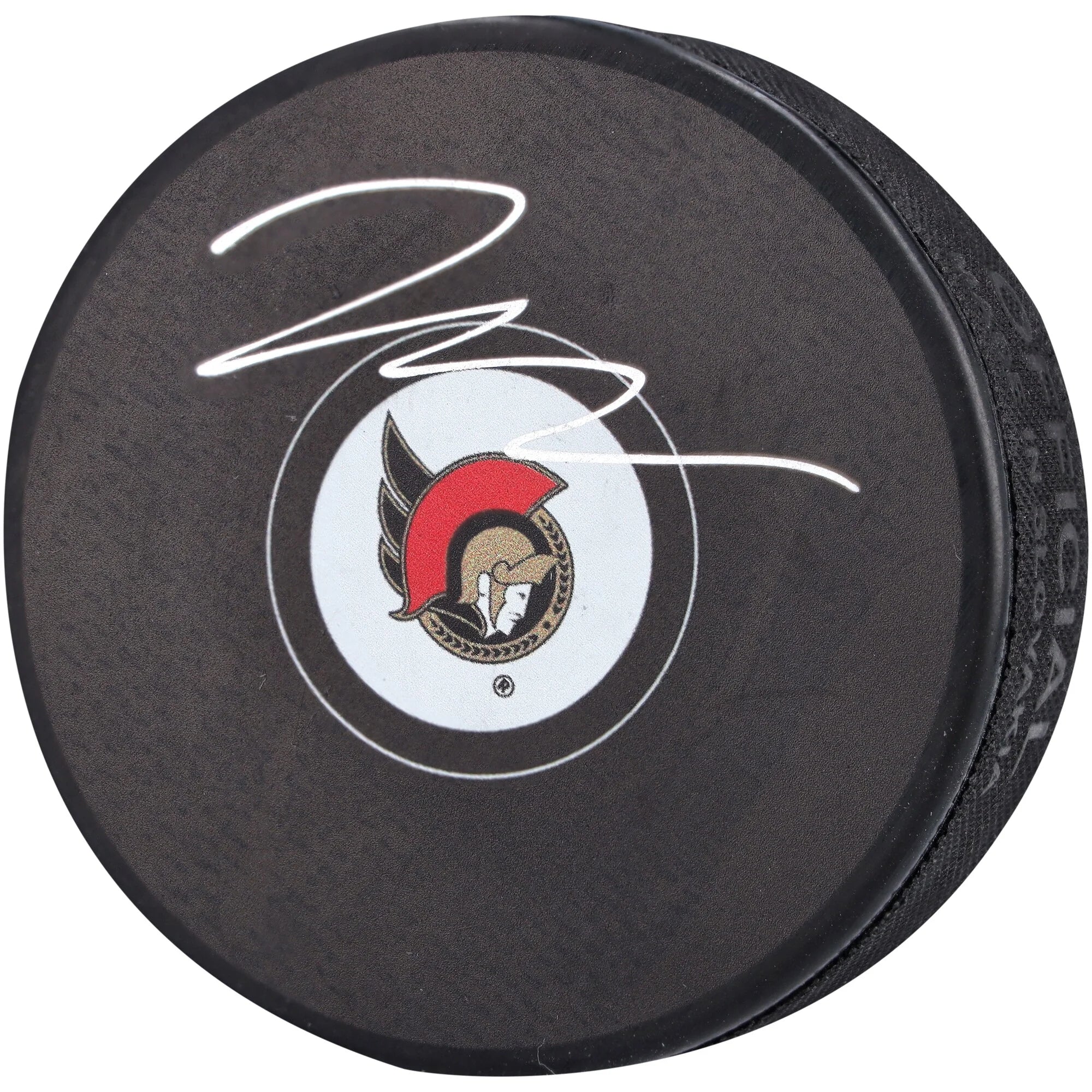 Jake Sanderson Signed Ottawa Senators Hockey Puck | Authenticated