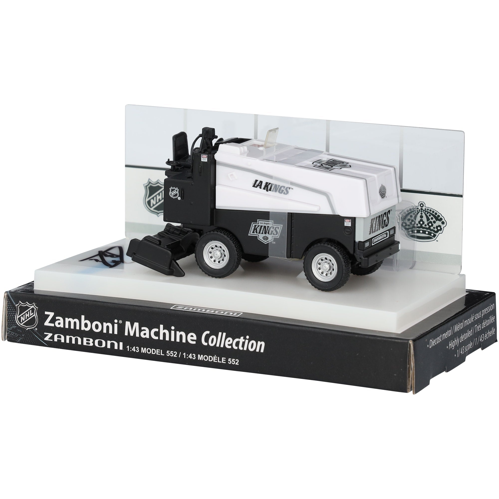 Quinton Byfield Los Angeles Kings Autographed Fanatics Authentic 1:43 Scale Die-Cast Zamboni