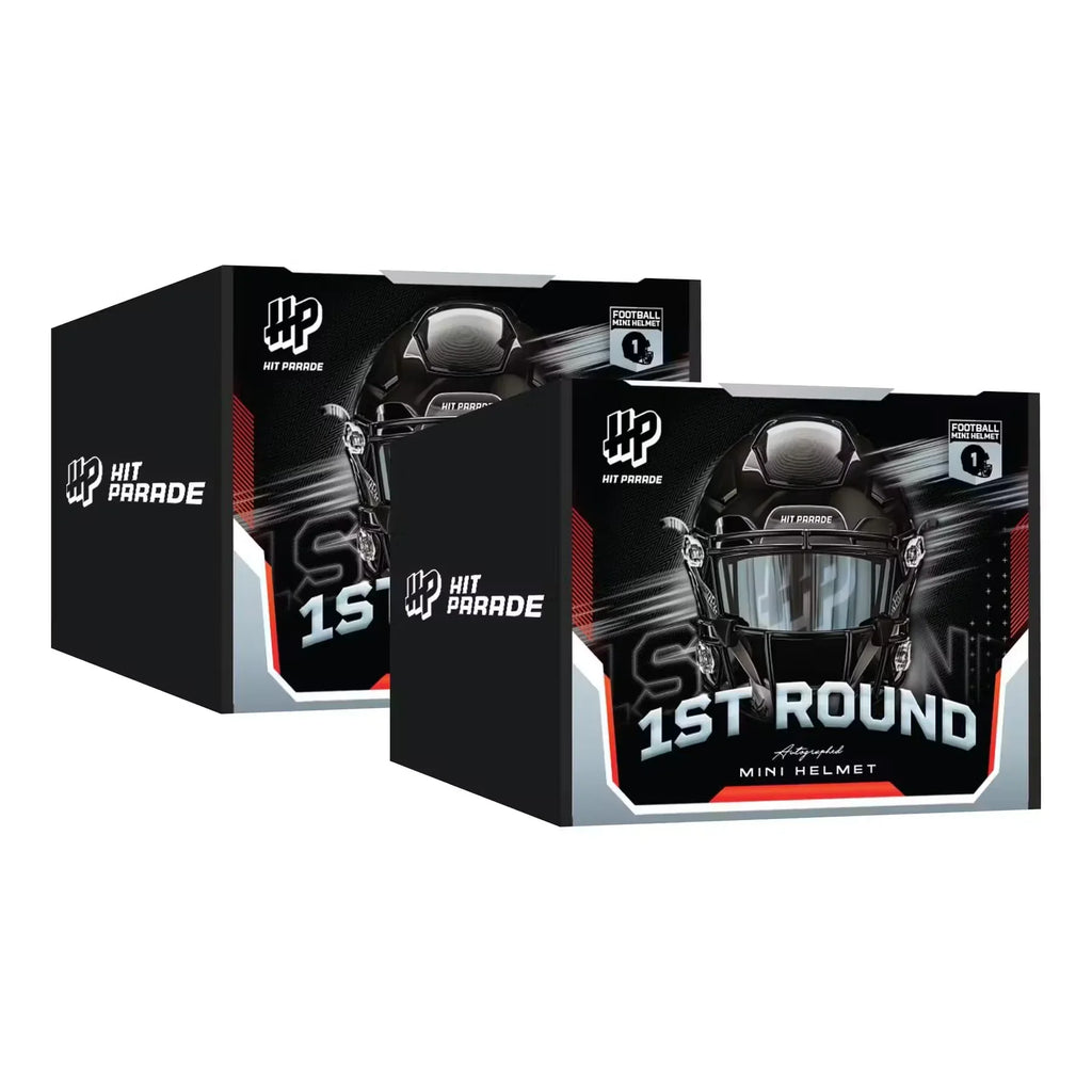 2026 Hit Parade Autographed Football Mini Helmet | 1st Round Series 1 Hobby Box