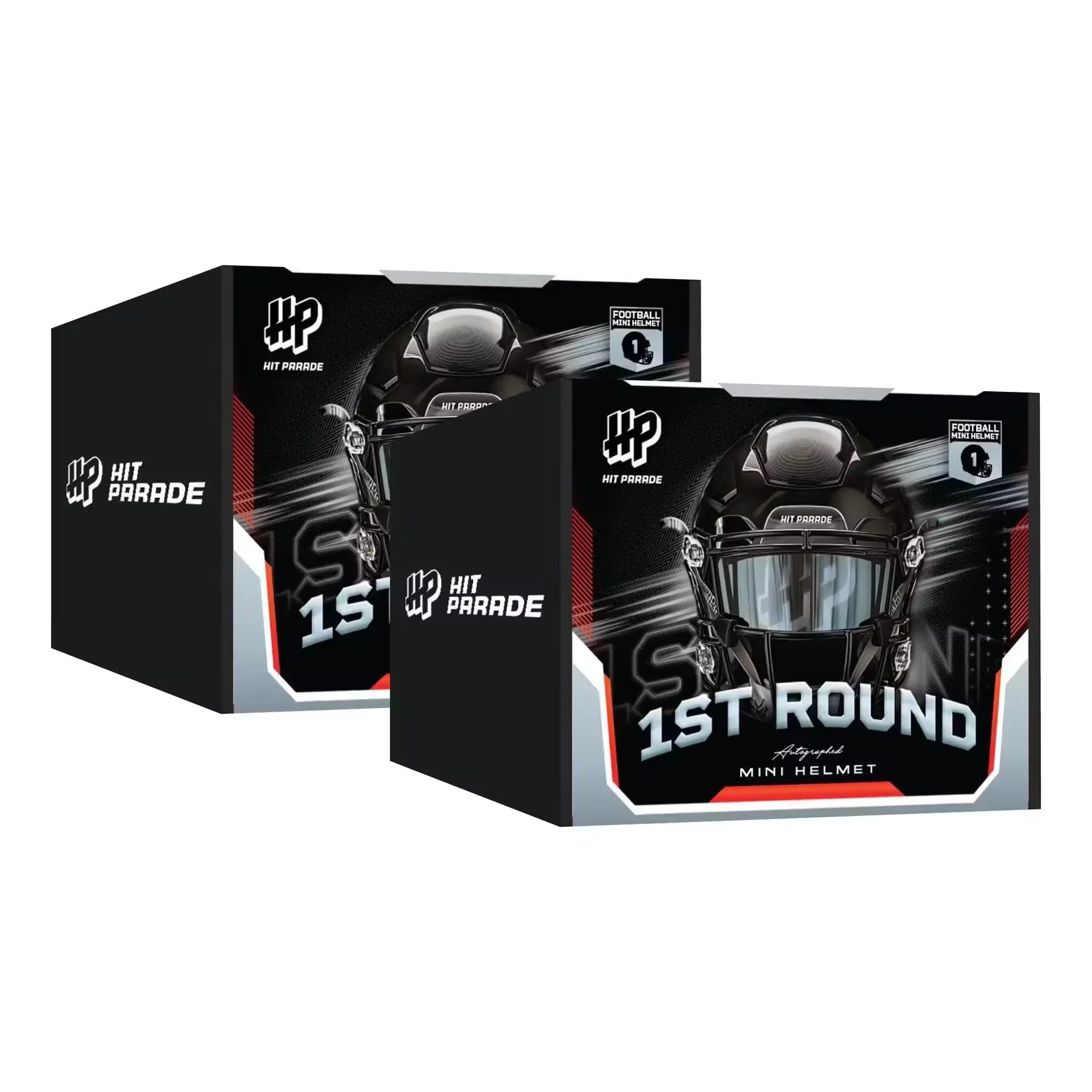2026 Hit Parade Autographed Football Mini Helmet | 1st Round Series 1 Hobby Box