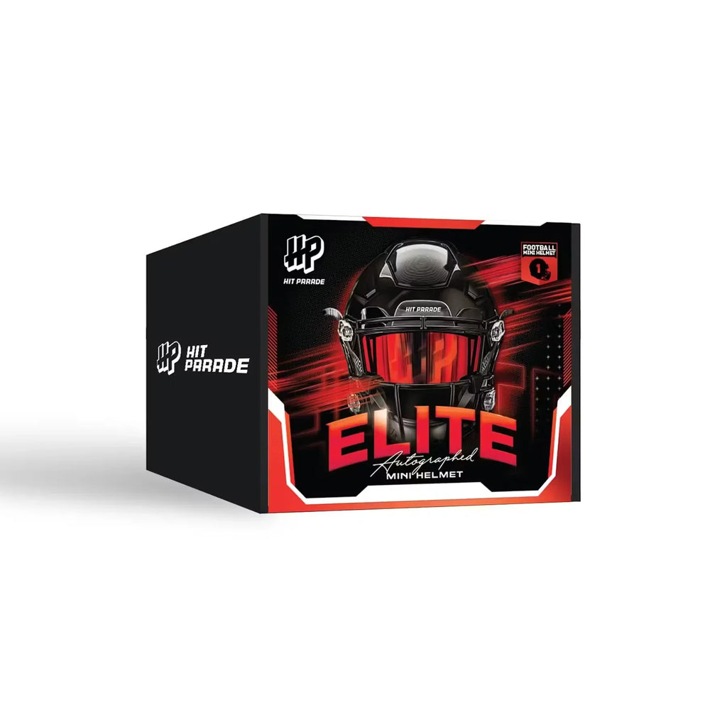 2026 Hit Parade Autographed Football Mini Helmet Elite Series 3 Hobby Box