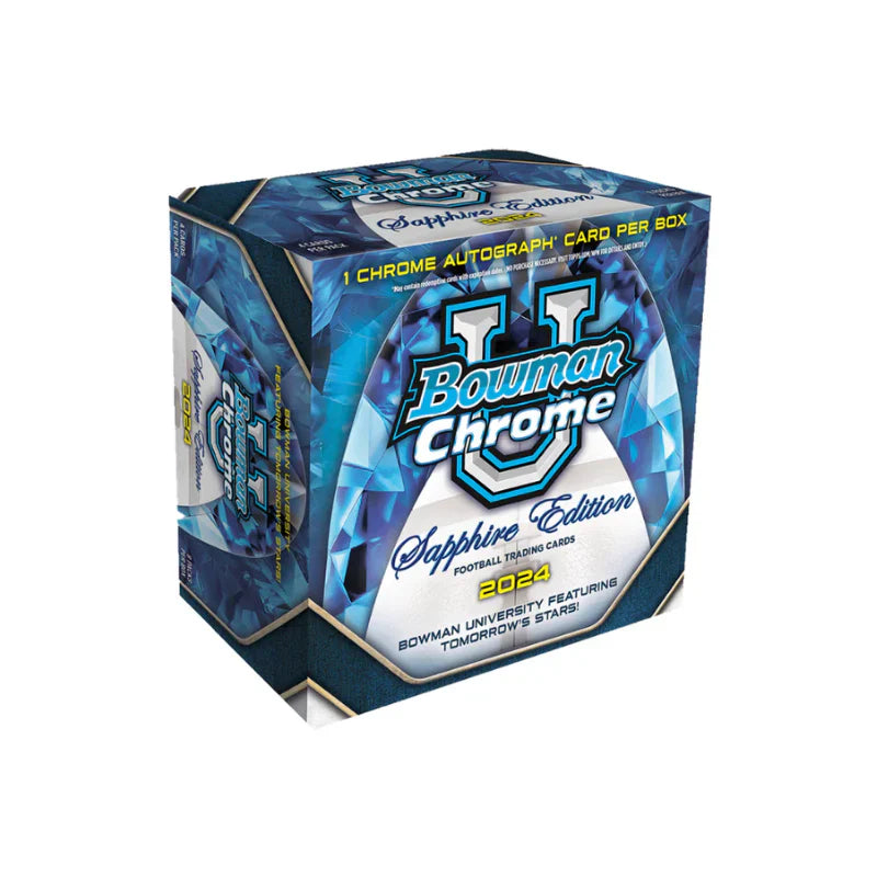 2024 Topps Bowman University Chrome Football Sapphire Edition Trading Cards