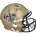 Tyler Shough Signed New Orleans Saints Riddell Speed Replica Helmet | Authenticated