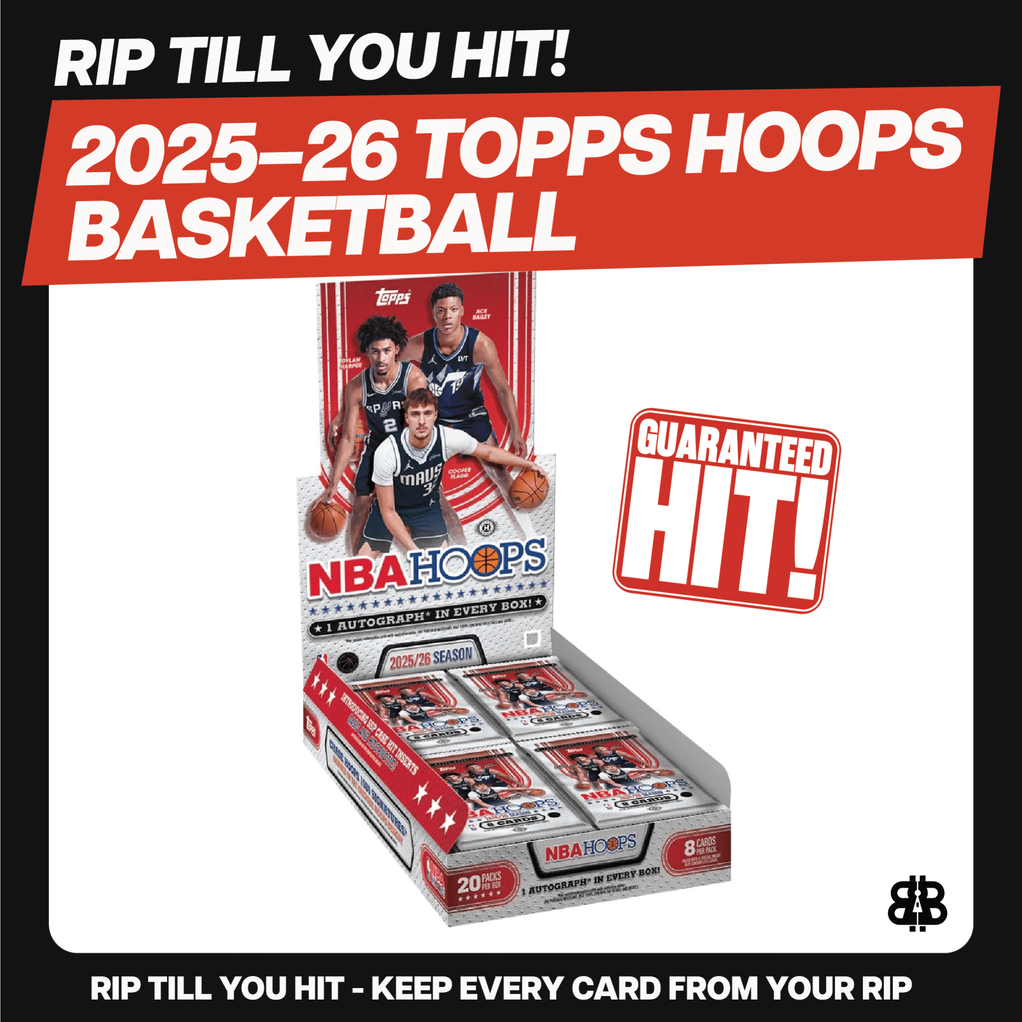 RIP TIL YOU HIT | 2025-26 Topps NBA Hoops Hobby | $229 Spot | Hoops Returns to Topps