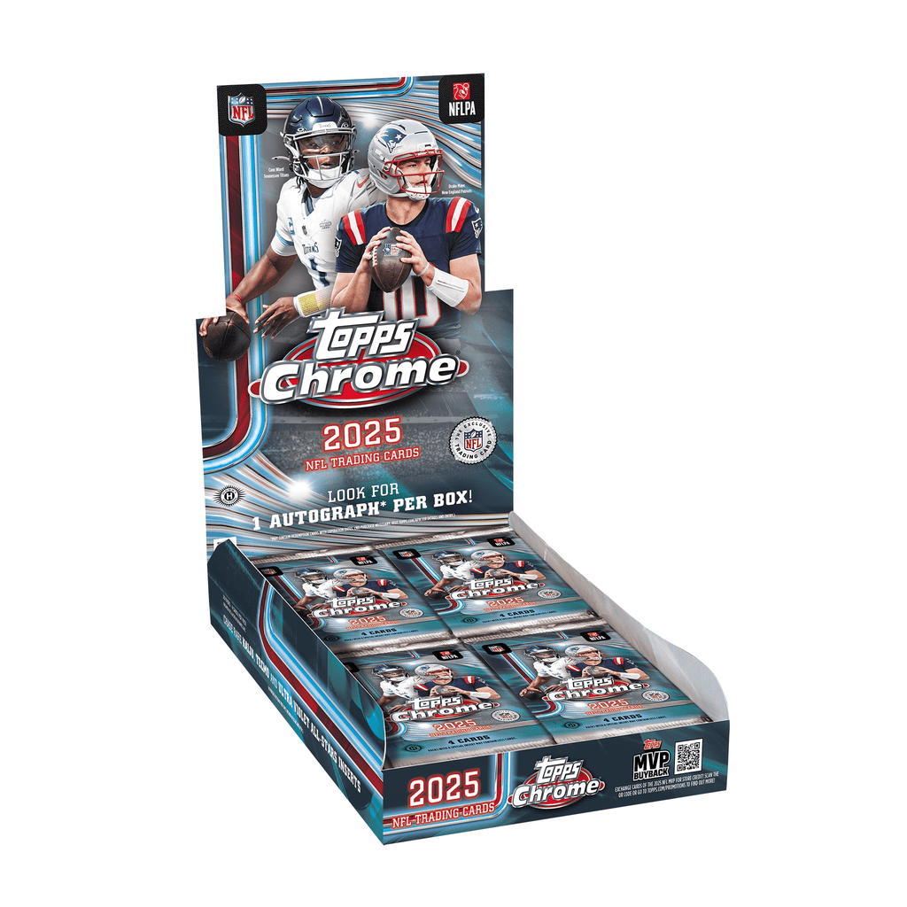 RIP TIL YOU HIT | 2025 Topps Chrome Football Hobby | $359| NFL Chrome