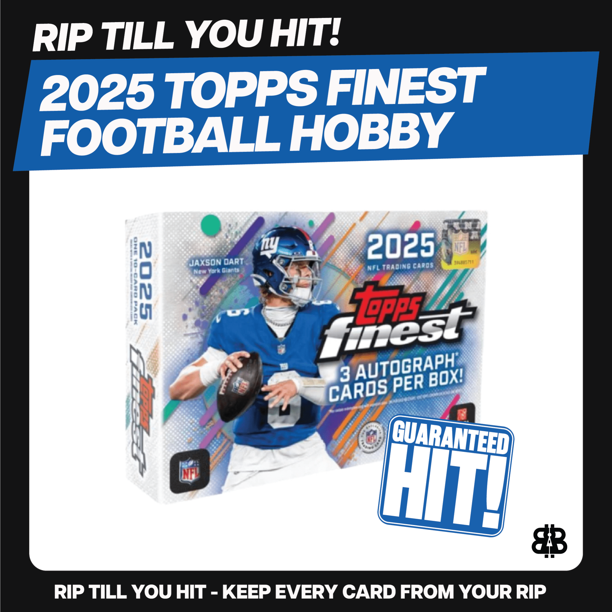RIP TIL YOU HIT | 2025 Topps Finest Football Hobby | $570| Finest is BACK