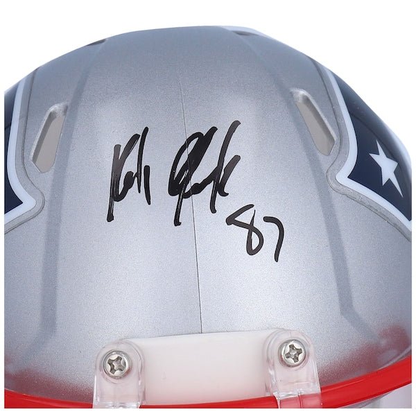 Rob Gronkowski New England Patriots Fanatics Authentic Autographed Riddell Speed Mini Helmet