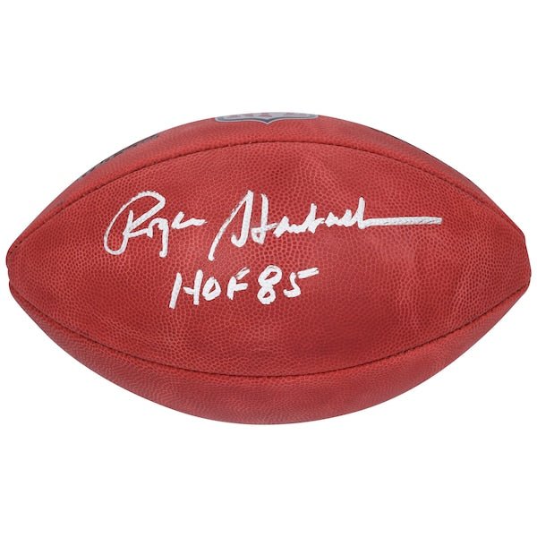 Roger Staubach Dallas Cowboys Autographed Fanatics Authentic Duke Full Color Football with "HOF 85" Inscription