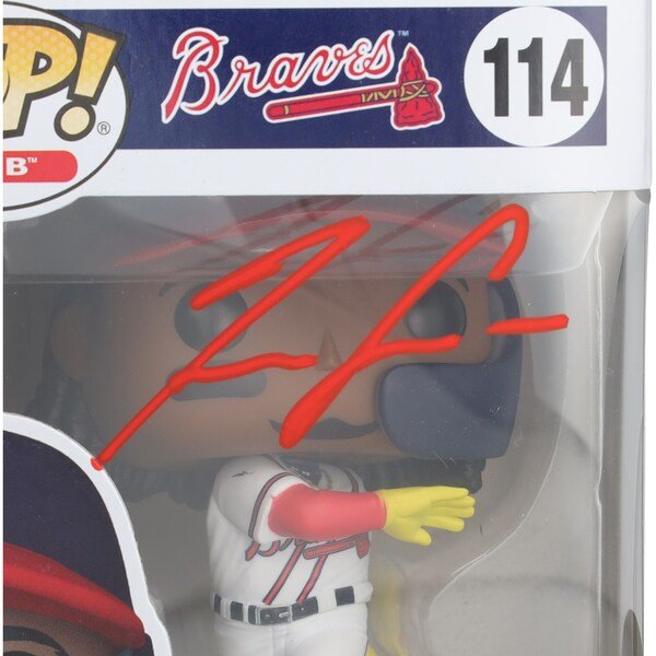 Ronald Acuna Jr. Atlanta Braves Autographed Fanatics Authentic Funko Pop! Vinyl Figurine