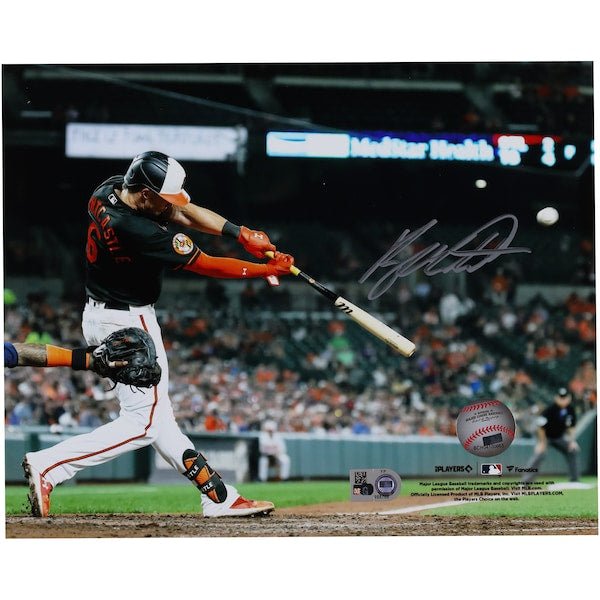 Ryan Mountcastle Baltimore Orioles Autographed Fanatics Authentic 8" x 10" Horizontal Hitting Photograph